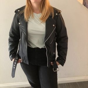 Real Leather Motorcycle Jacket